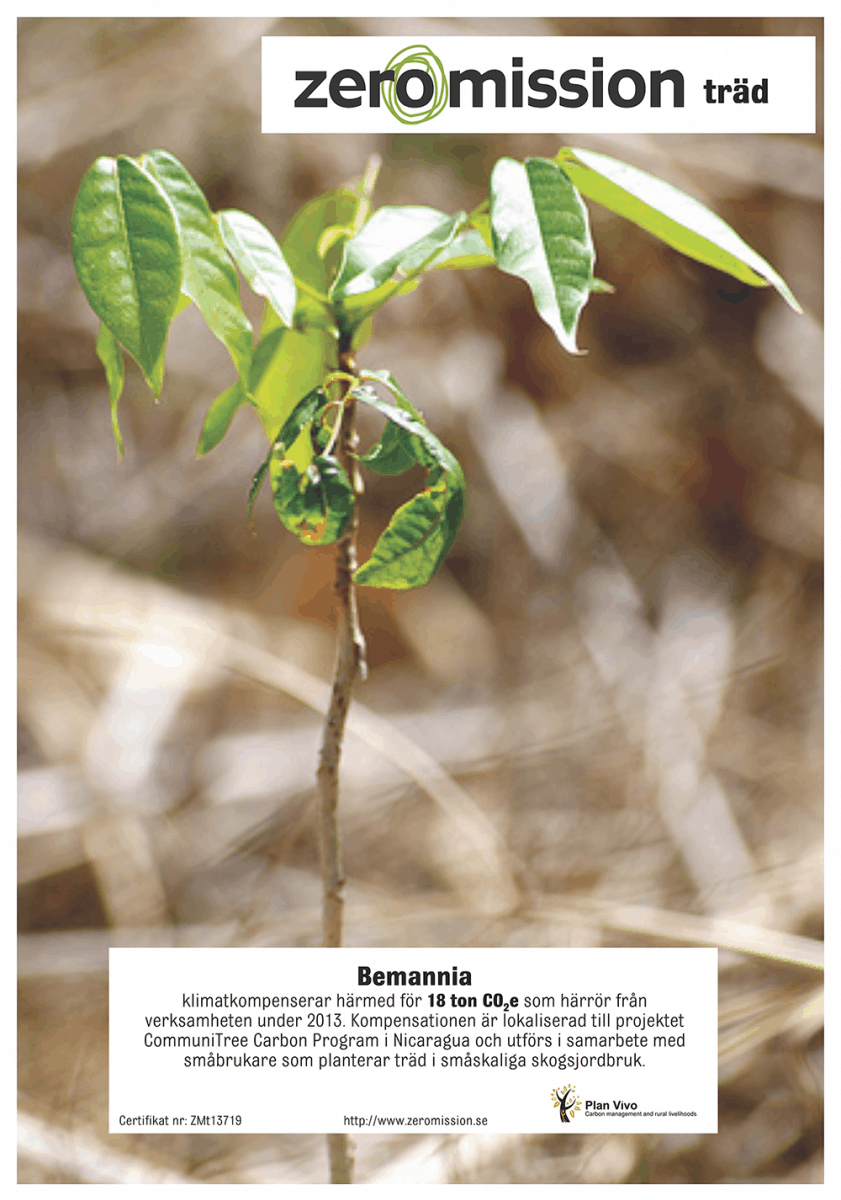 bemannia klimatkompenserar